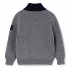Boys Navy & Grey Zip Up Top, 1, hi-res