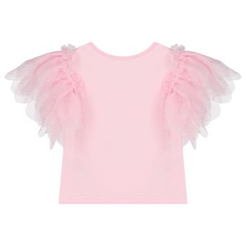 Girls Pink 1st Birthday T-Shirt