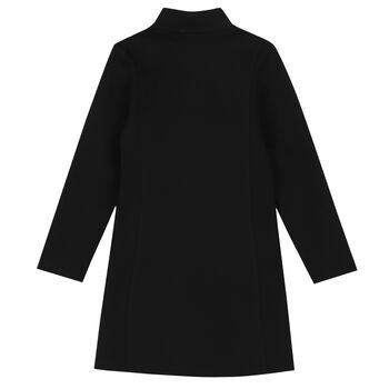 Girls Black Logo Dress