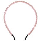 Girls Pink Diamante Headband, 2, hi-res