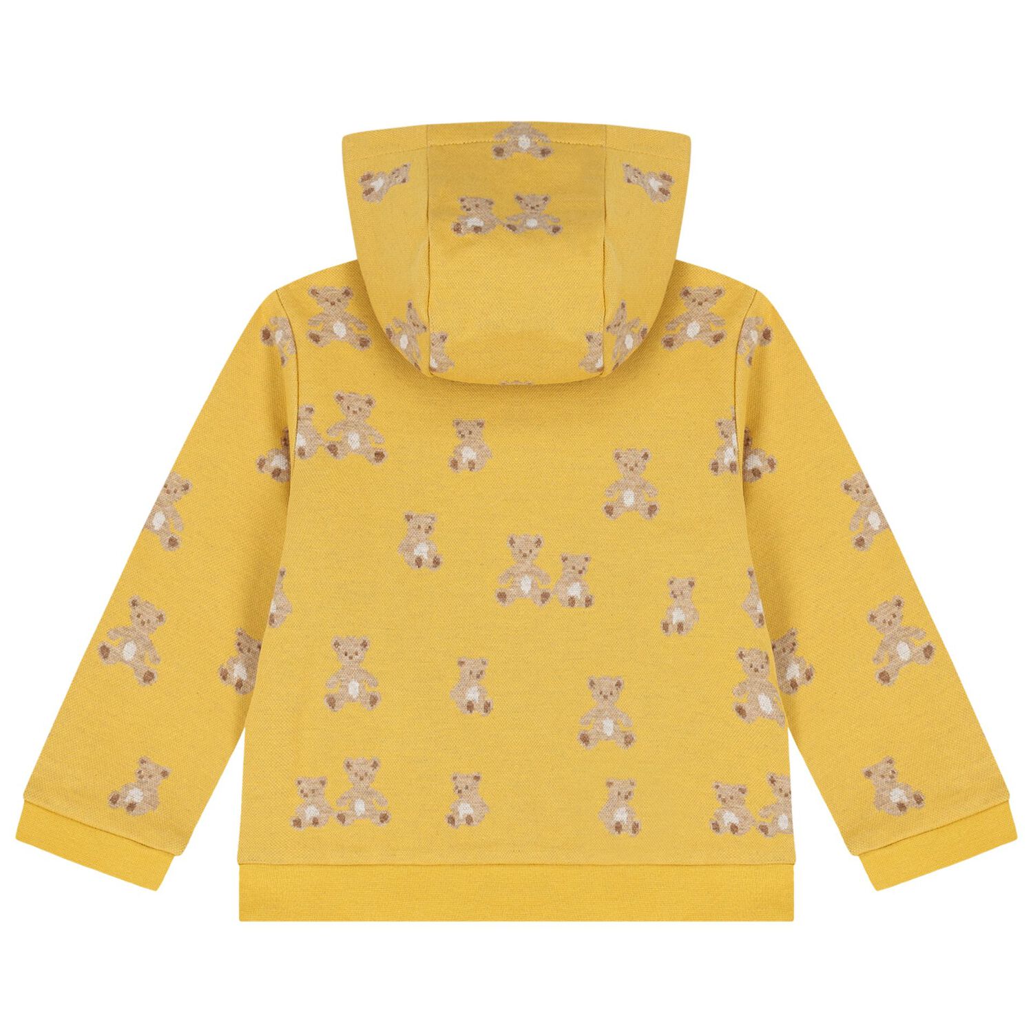 Baby Boys Yellow, Ivory & Beige Tracksuit (3 Piece), 1, hi-res