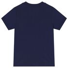 Boys Navy Blue Polo Bear T-Shirt, 1, hi-res