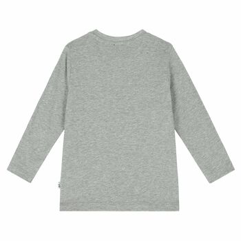Boys Grey Long Sleeve Top