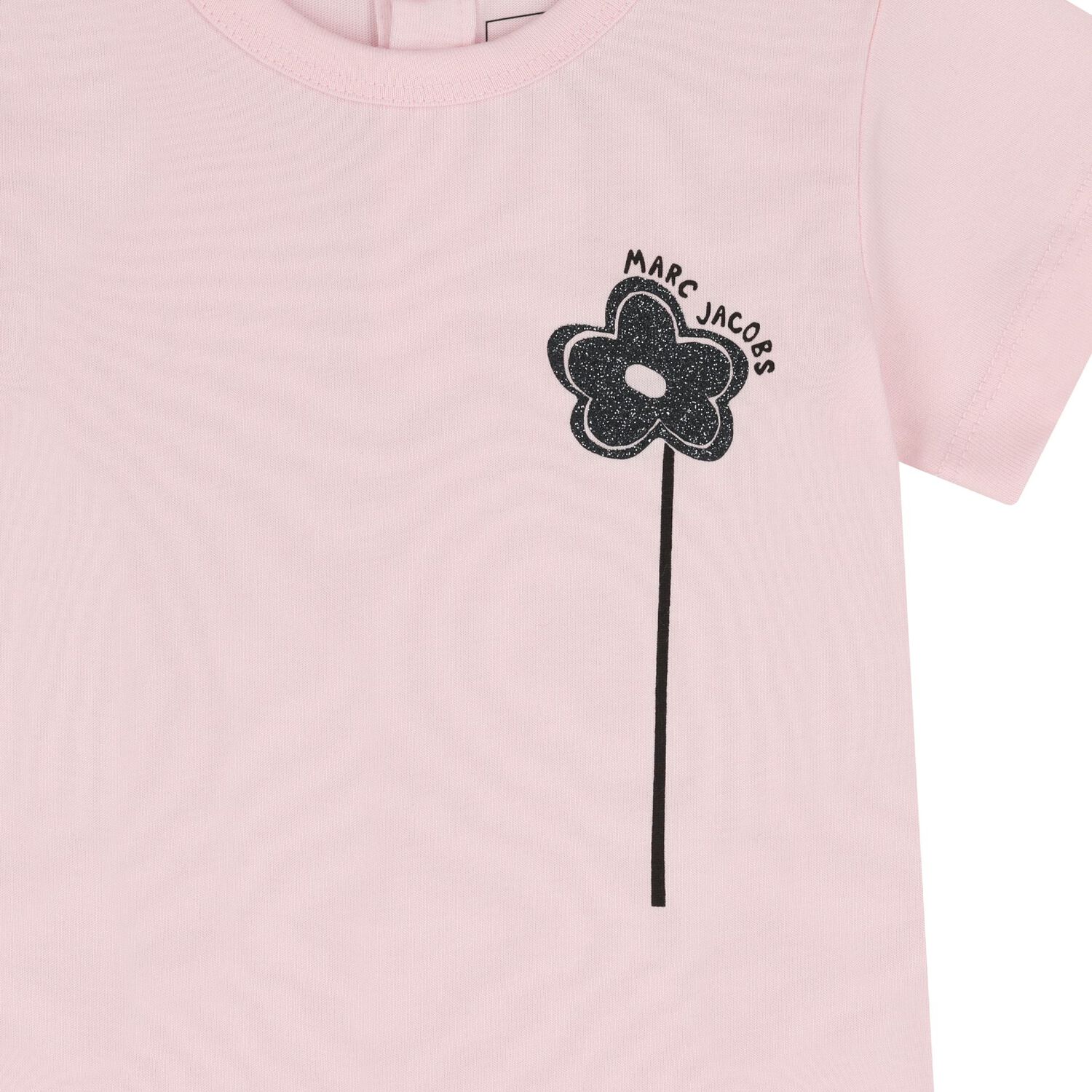 Younger Girls Pink & White Flower Leggings Set, 1, hi-res