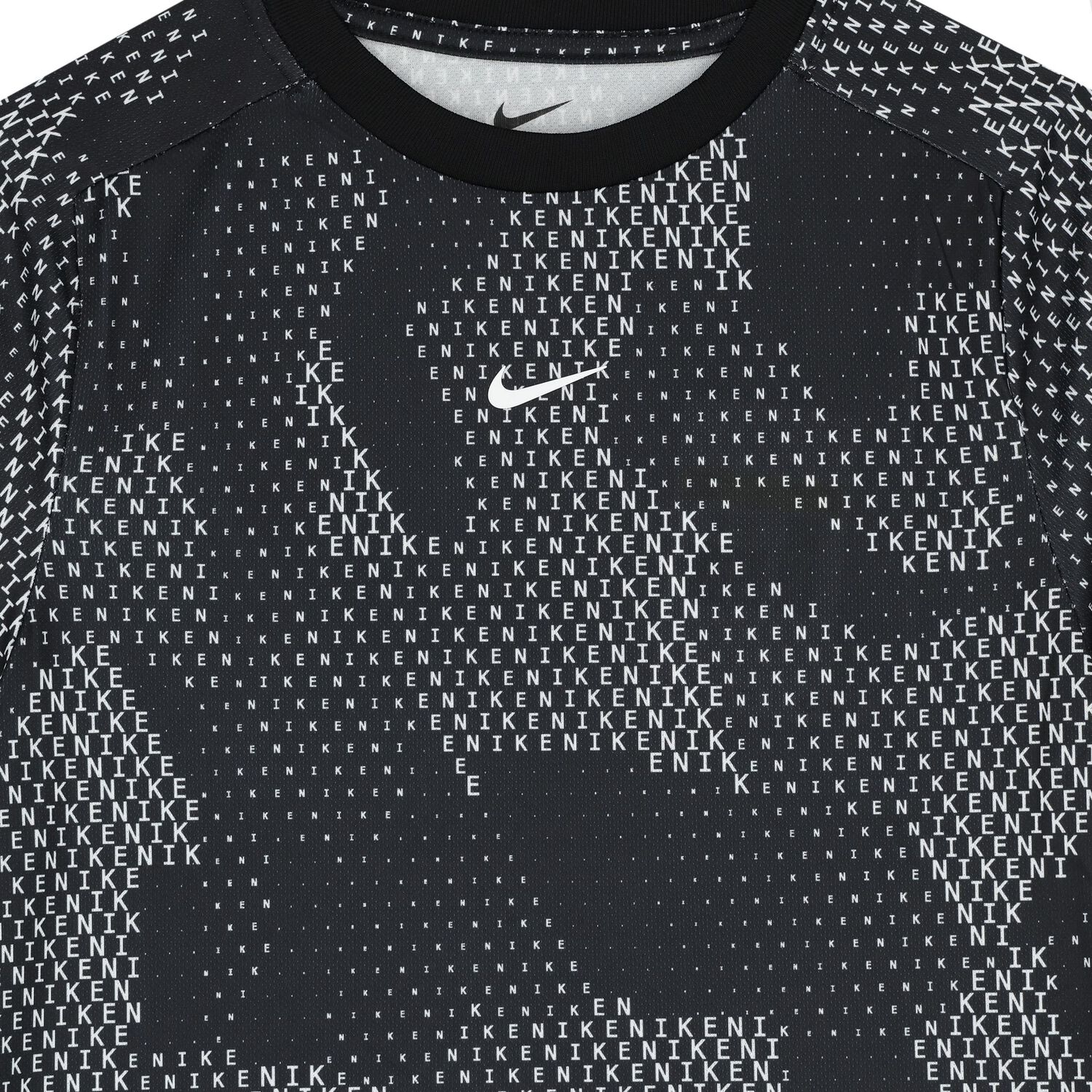 تيشيرت أولاد بالشعار باللون الأسود, 1, hi-res