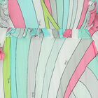 Younger Girls Multi-Coloured Iride Pastel Dress, 1, hi-res