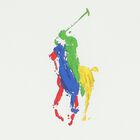 تيشيرت أولاد بالشعار باللون الأبيض, 1, hi-res