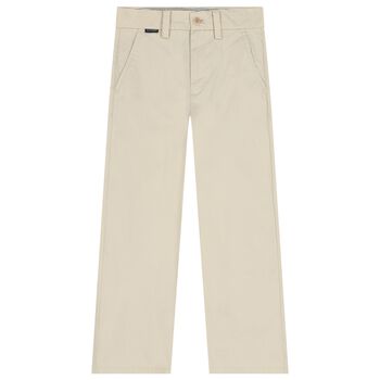  بنطلون تشينو للأولاد باللون البيج
