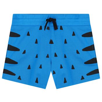 Boys Blue & Black Shorts