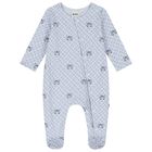 Baby Boys Blue Logo Babygrow Gift Set, 2, hi-res