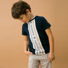 Boys Navy Logo T-Shirt, 1, hi-res