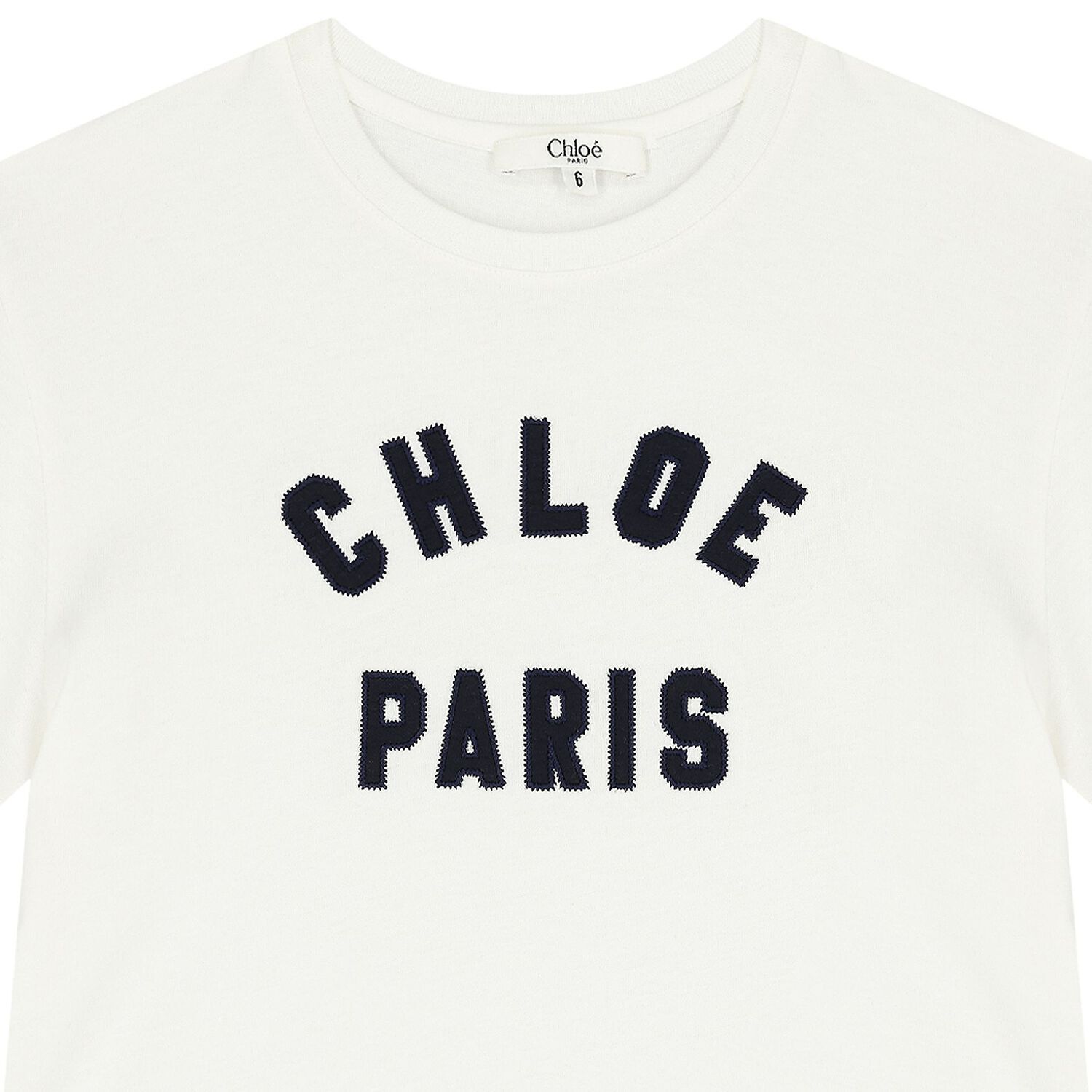 Girls Ivory Logo T-Shirt, 1, hi-res