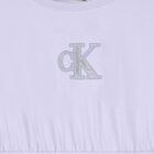 فستان بناتي بشعار لامع بنفسجي, 2, hi-res