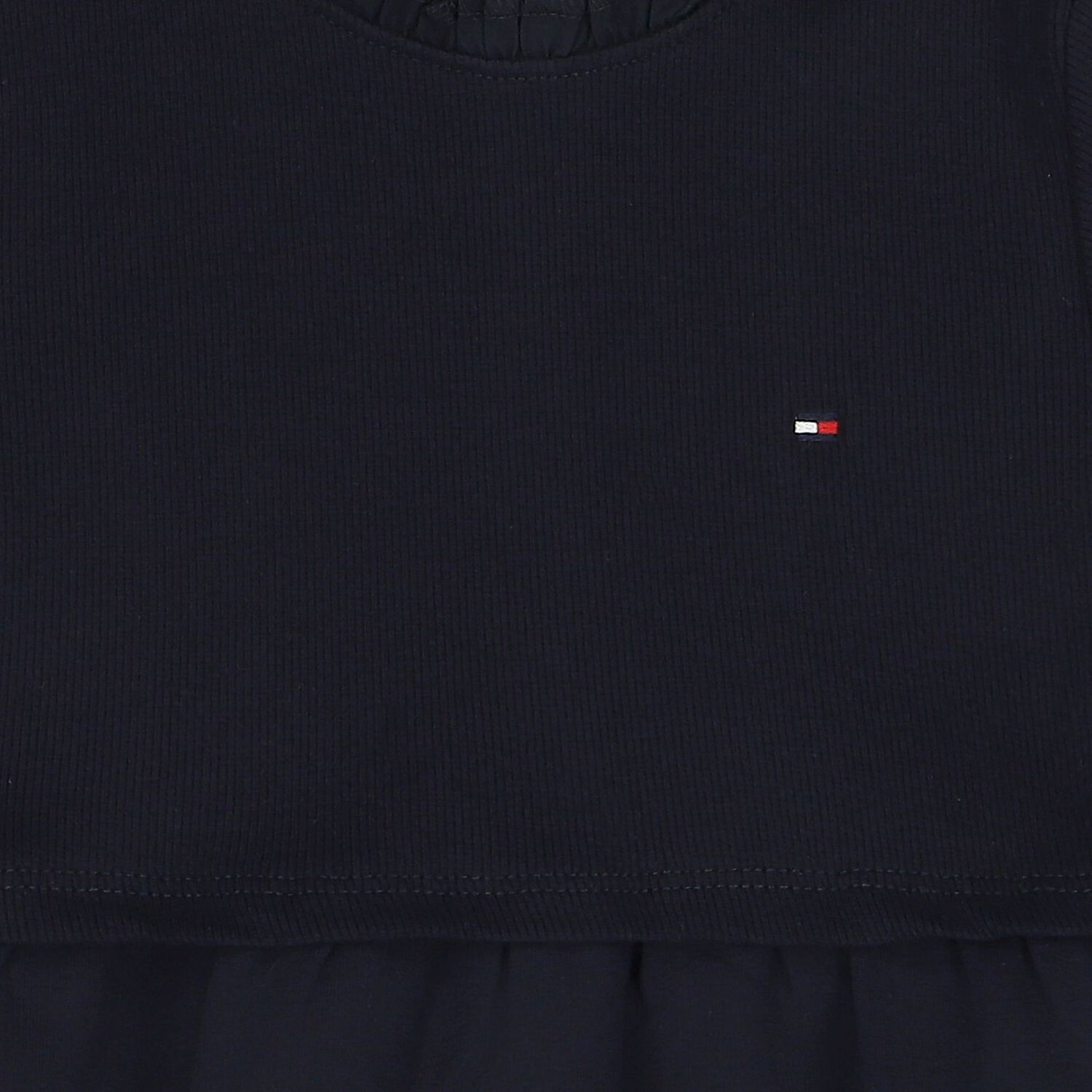 Baby Girls Navy Blue Logo Dress, 1, hi-res