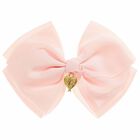 Girls Ballet Pink Bow Hairclip, 1, hi-res