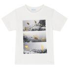 Boys White, Grey & Yellow Shorts Set, 2, hi-res