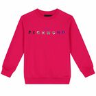 Girls Pink Logo Sweatshirt, 1, hi-res