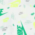 Boys White & Black Logo Shorts Set, 1, hi-res