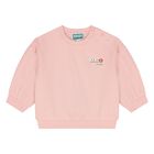 Younger Girls Pink Logo Tracksuit, 1, hi-res