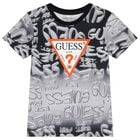 Boys Black & Grey Logo T-Shirt, 2, hi-res