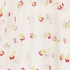 Girls White Floral Tulle Dress, 1, hi-res