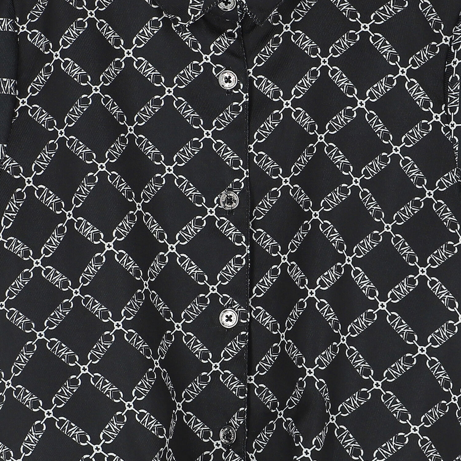 تيشيرت بنات بالشعار باللون الاسود, 1, hi-res