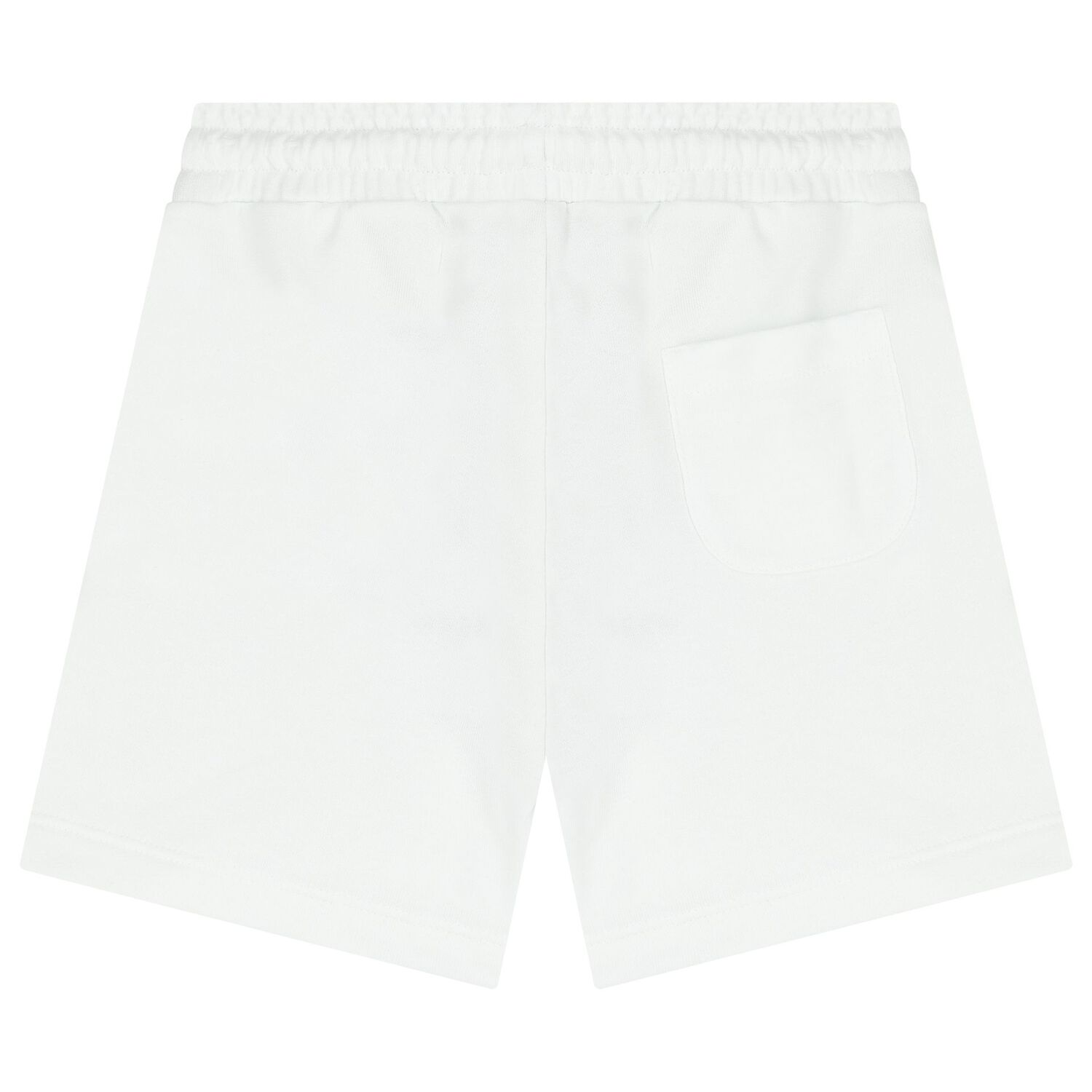 Boys White Logo Shorts, 1, hi-res