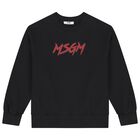 Black Logo Sweatshirt, 1, hi-res