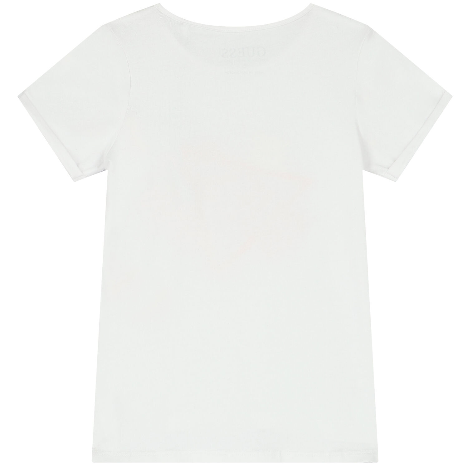 Girls White Logo T-Shirt, 1, hi-res
