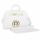 White & Gold Baby Changing Bag, 1, hi-res