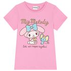 Girls Pink My Melody Shorts Set, 1, hi-res