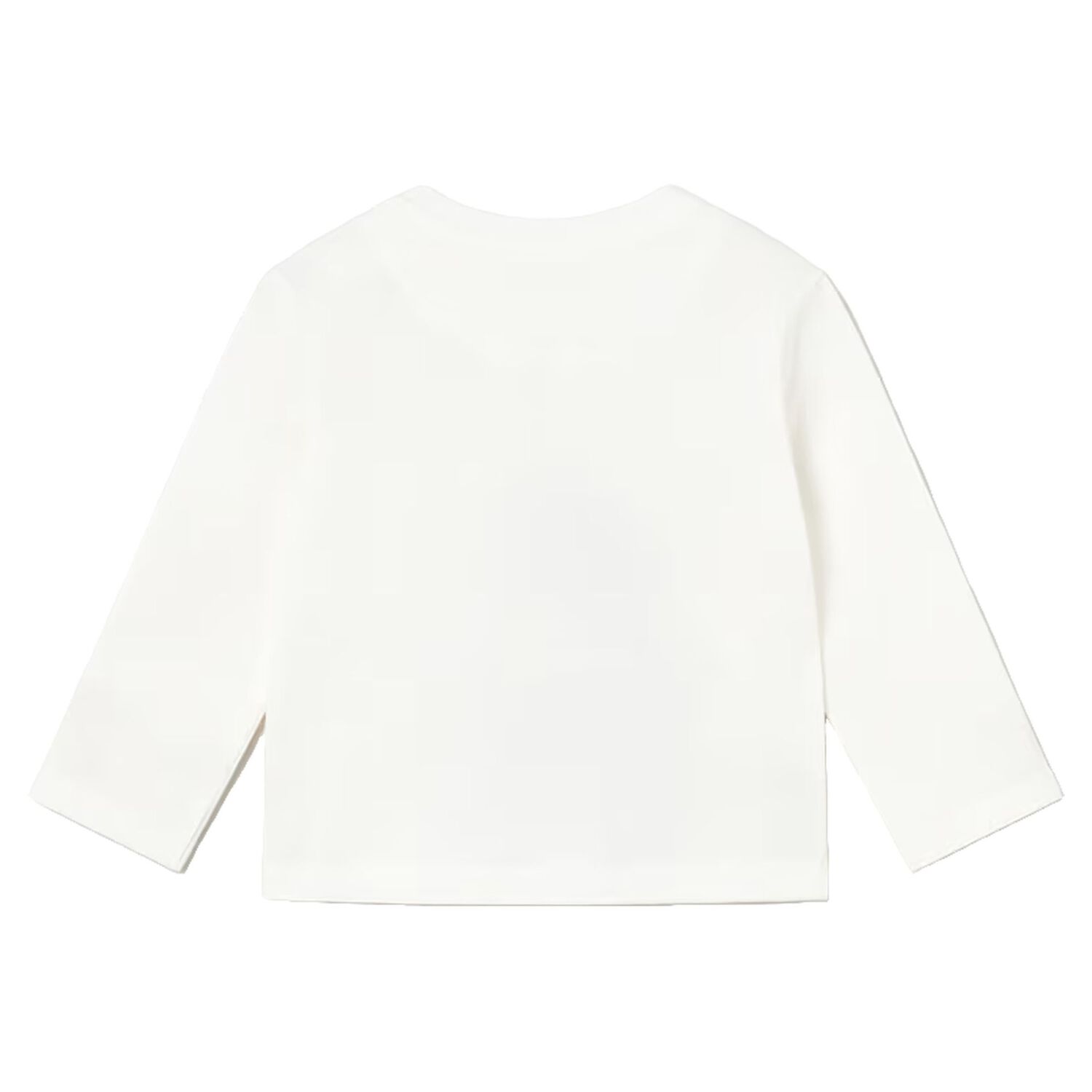 Younger Boys Ivory Tiger Long Sleeve Top, 1, hi-res