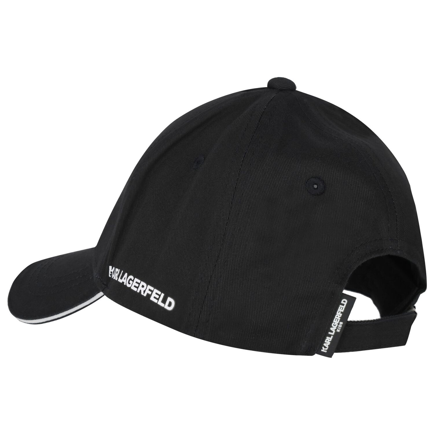 Black Logo Ikonik Karl Cap, 1, hi-res