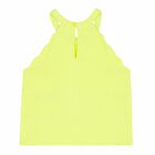 طقم تنورة بطبعة الزهور باللون الاصفر, 1, hi-res