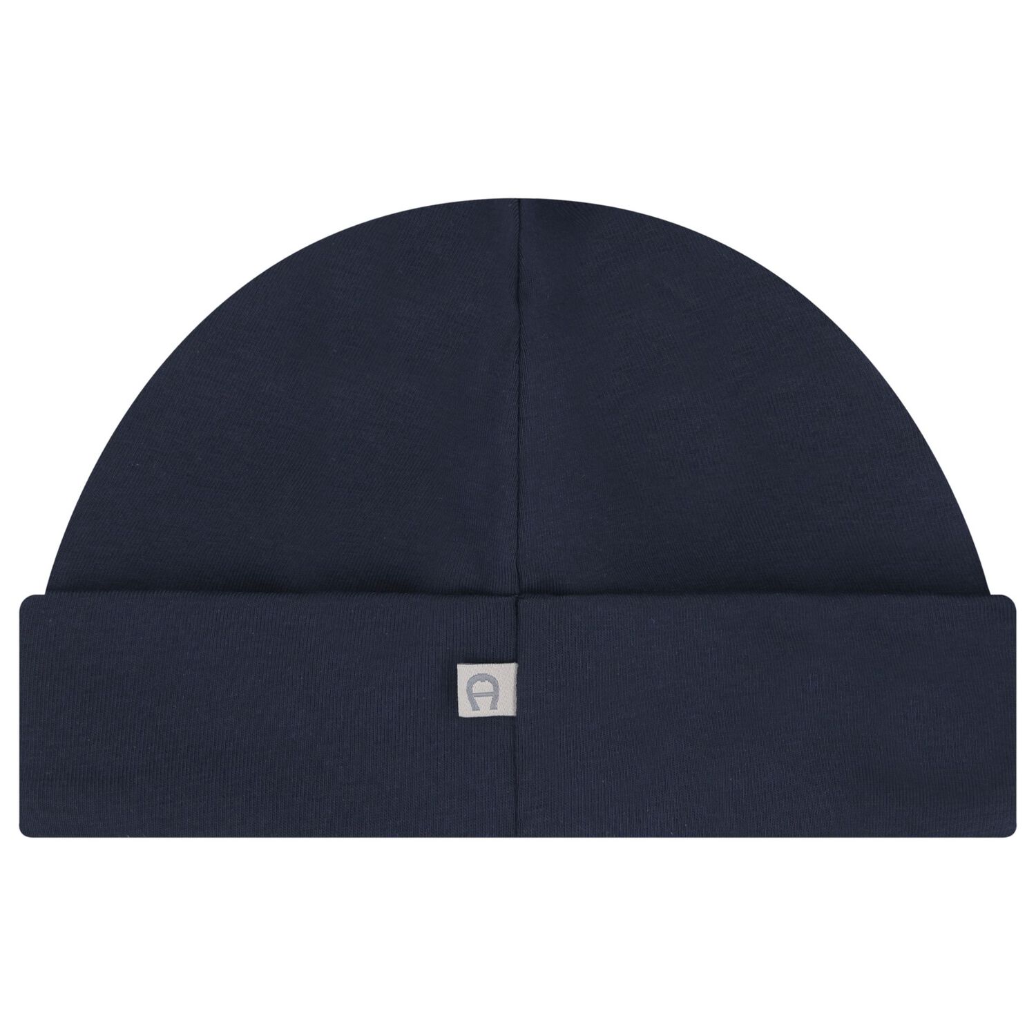 Baby Boys Navy Blue & Gold Logo Hat, 3, hi-res