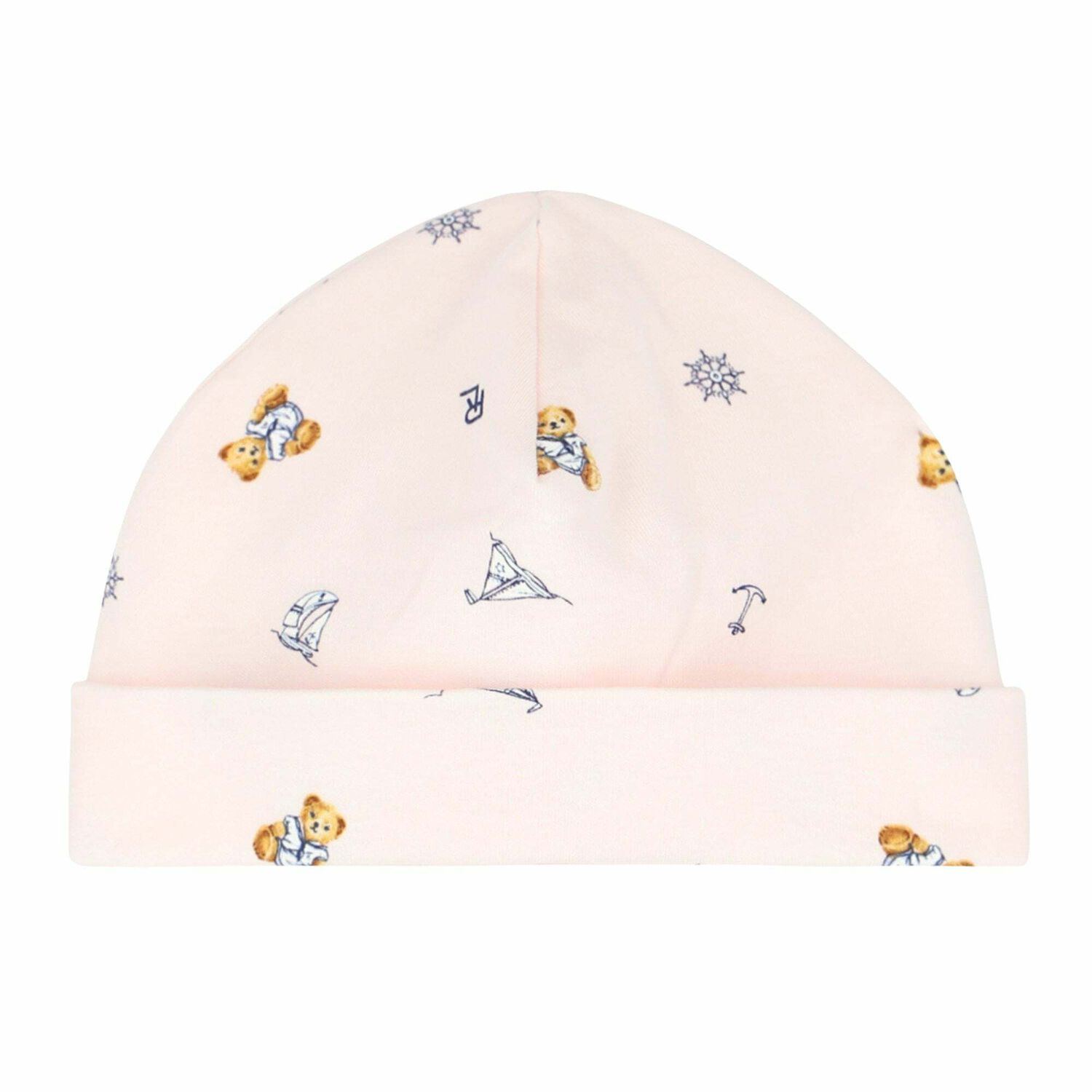 قبعة اطفال مطبعة باللون الزهرى للبنات, 2, hi-res