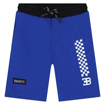 Younger Boys Blue Logo Shorts