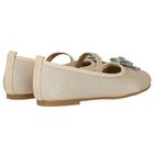 حذاء بنات باللون الذهبى, 2, hi-res