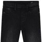 بنطلون جينز باللون الكحلى للبنات, 1, hi-res