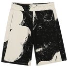 Boys Ivory & Black Shorts, 1, hi-res