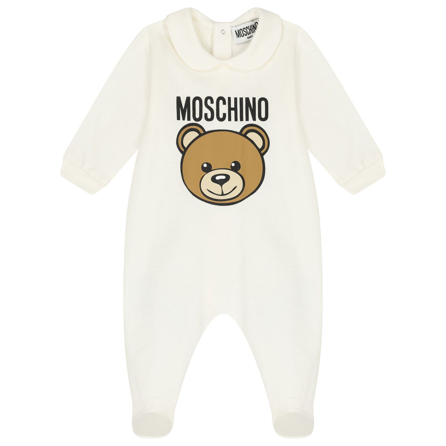 Ivory Teddy Bear Logo Babygrow Gift Set, 1, hi-res image number null