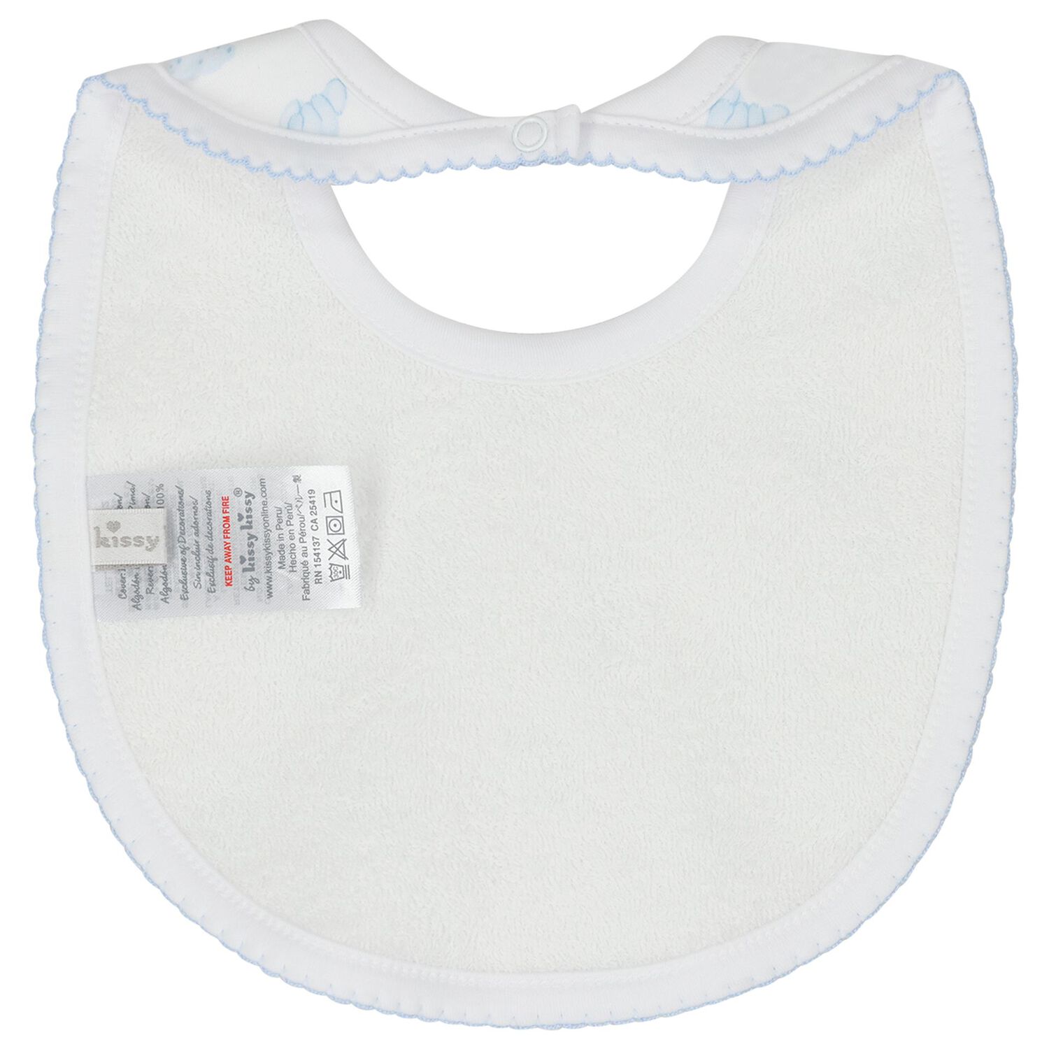 Baby Boys White & Blue Teddy Bear Babygrow Gift Set, 1, hi-res