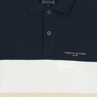 Boys Navy Blue Logo Polo Shirt, 2, hi-res