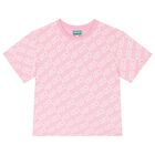Girls Pink Logo T-Shirt, 1, hi-res