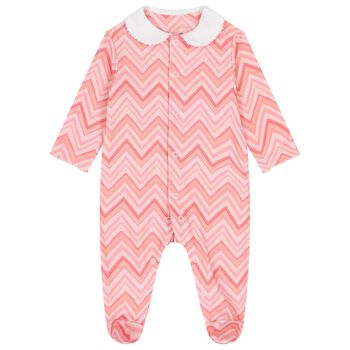 My Little Pie Baby Girls Pink Zig Zag Babygrow, 5 Baby Girls Pink Zig Zag Babygrow