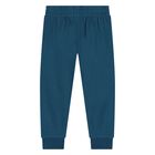 بدلة رياضية بشعار أزرق وأخضر للأولاد الصغار, 2, hi-res