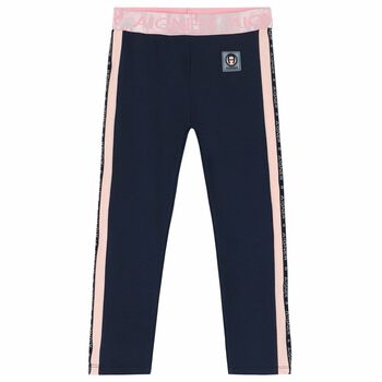 Girls Navy Blue Leggings