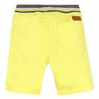 Younger Boys Yellow Cotton Shorts, 1, hi-res