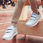 حذاء رياضي للأولاد من الجلد باللون الأبيض, 1, hi-res