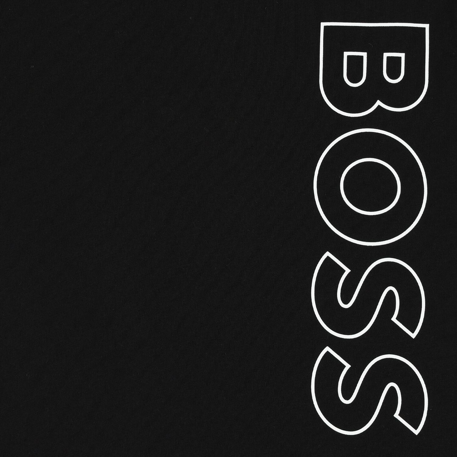 Boys Black Logo T-Shirt, 1, hi-res